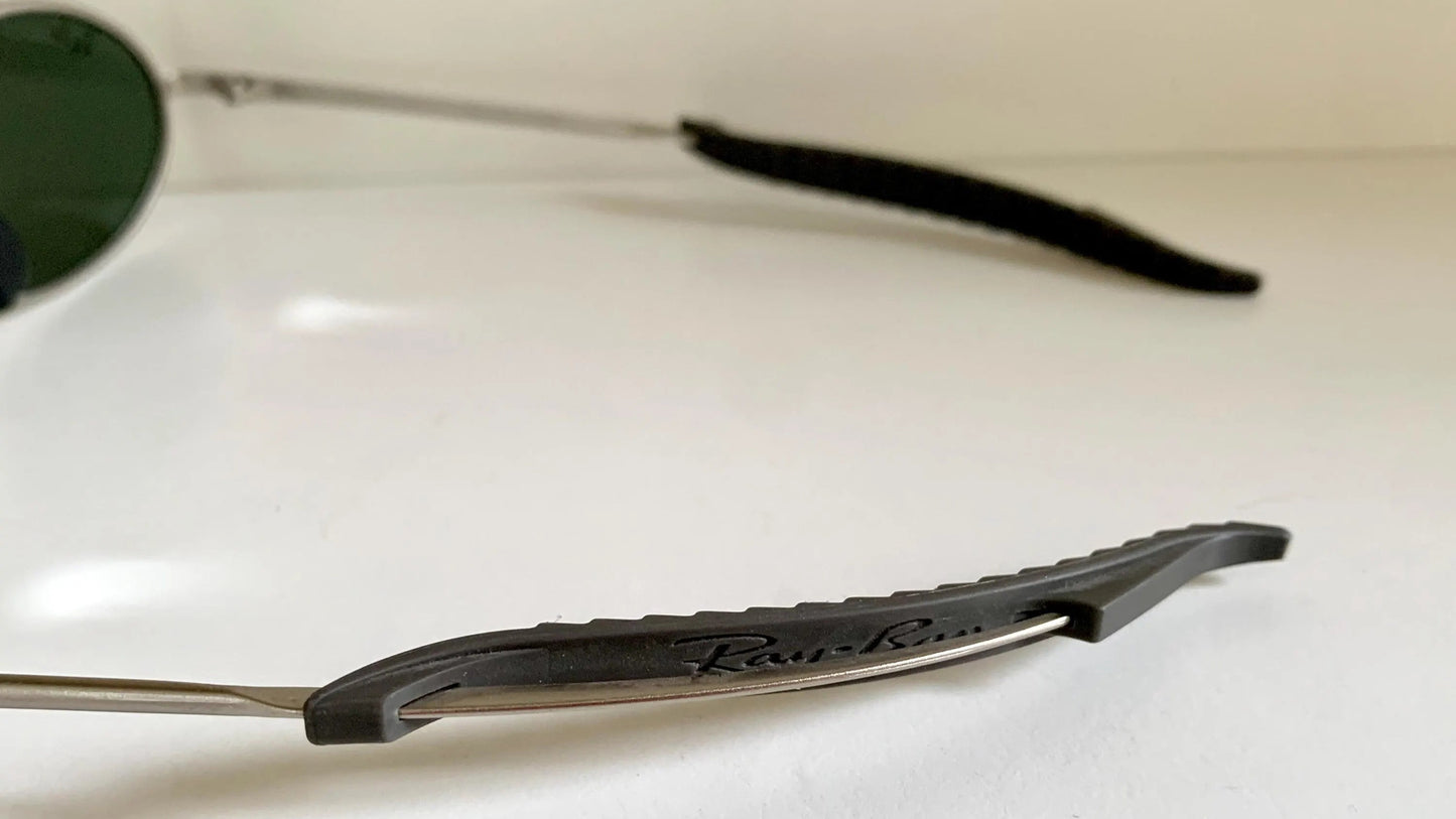 Ray Ban B&L USA NOS vintage sunglasses - W2389 Orbs silver matte frame