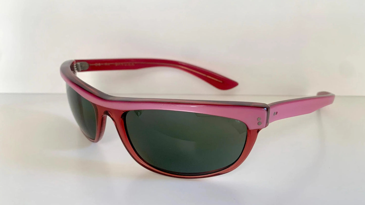 Ray Ban B&L USA vintage sunglasses - Balorama pink and red 80s frames