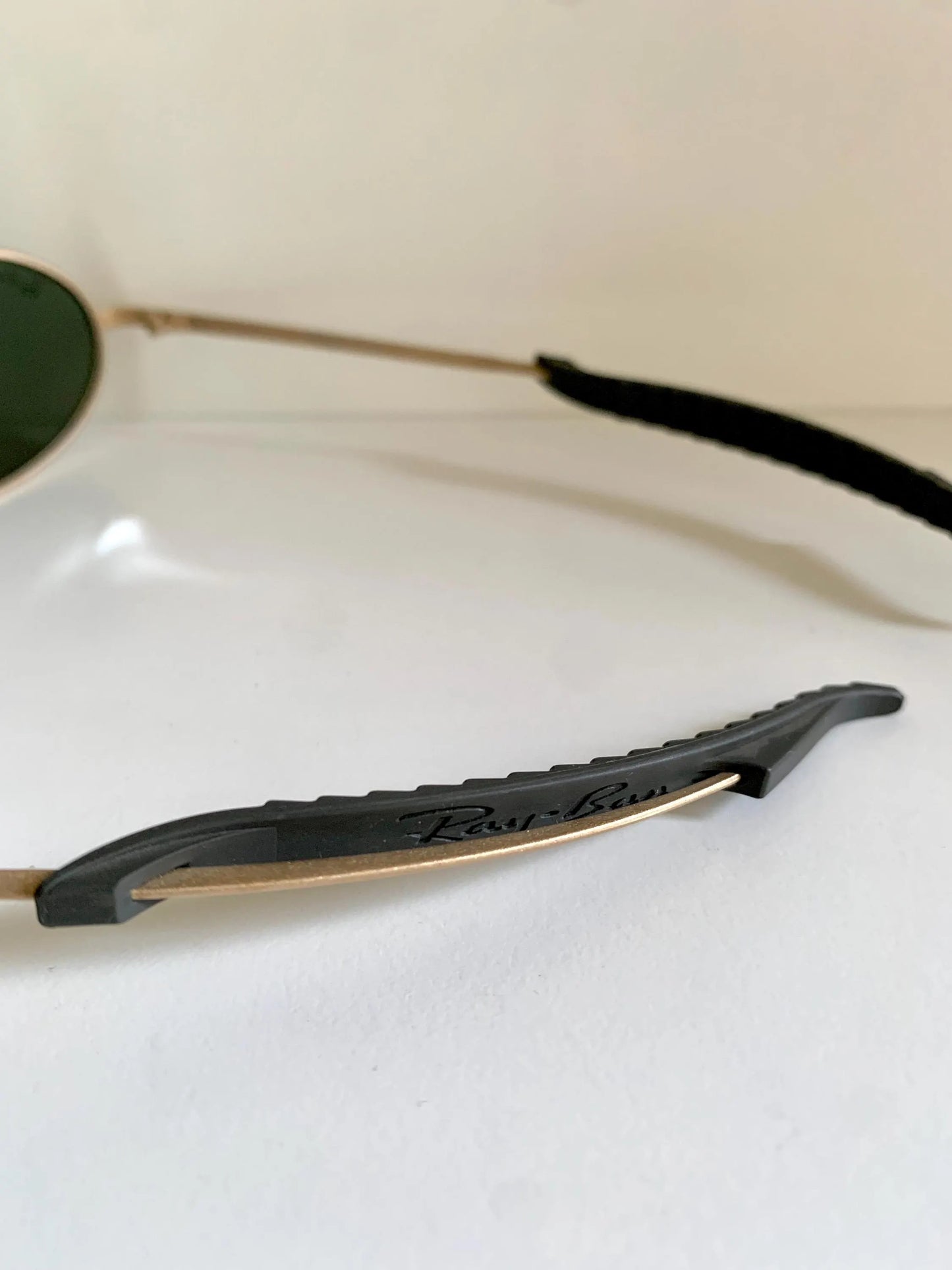 Ray Ban B&L USA NOS vintage sunglasses - W2388 Orbs gold matte frame