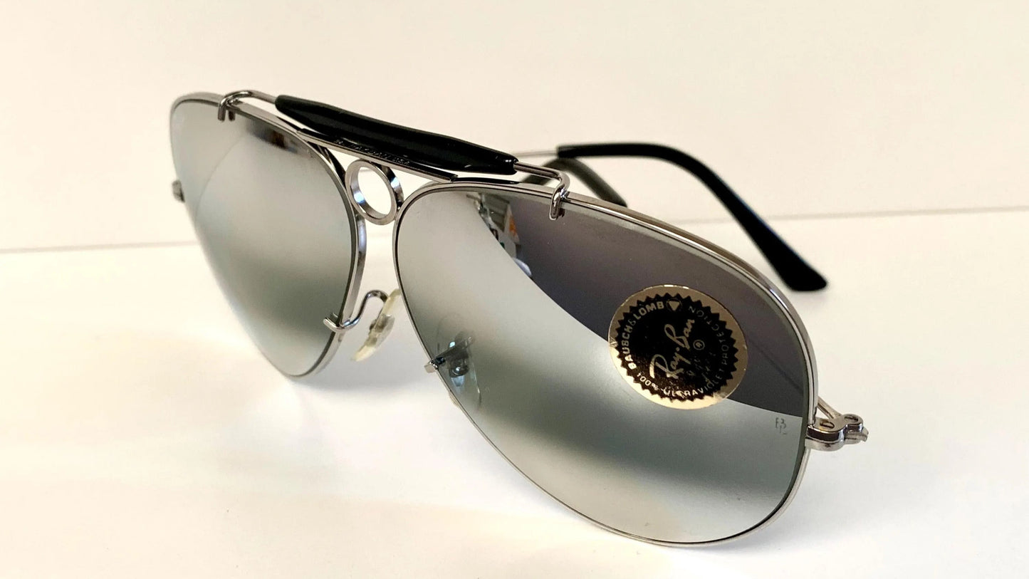 Ray Ban B&L Shooters Aviators 62mm - double gradient mirrored vintage sunglasses