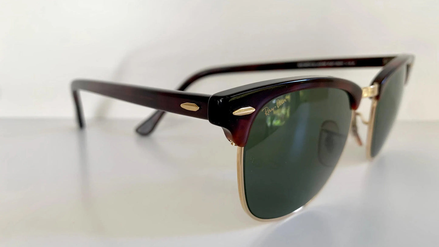 Ray Ban B&L USA vintage sunglasses - W0366 Clubmaster Brown