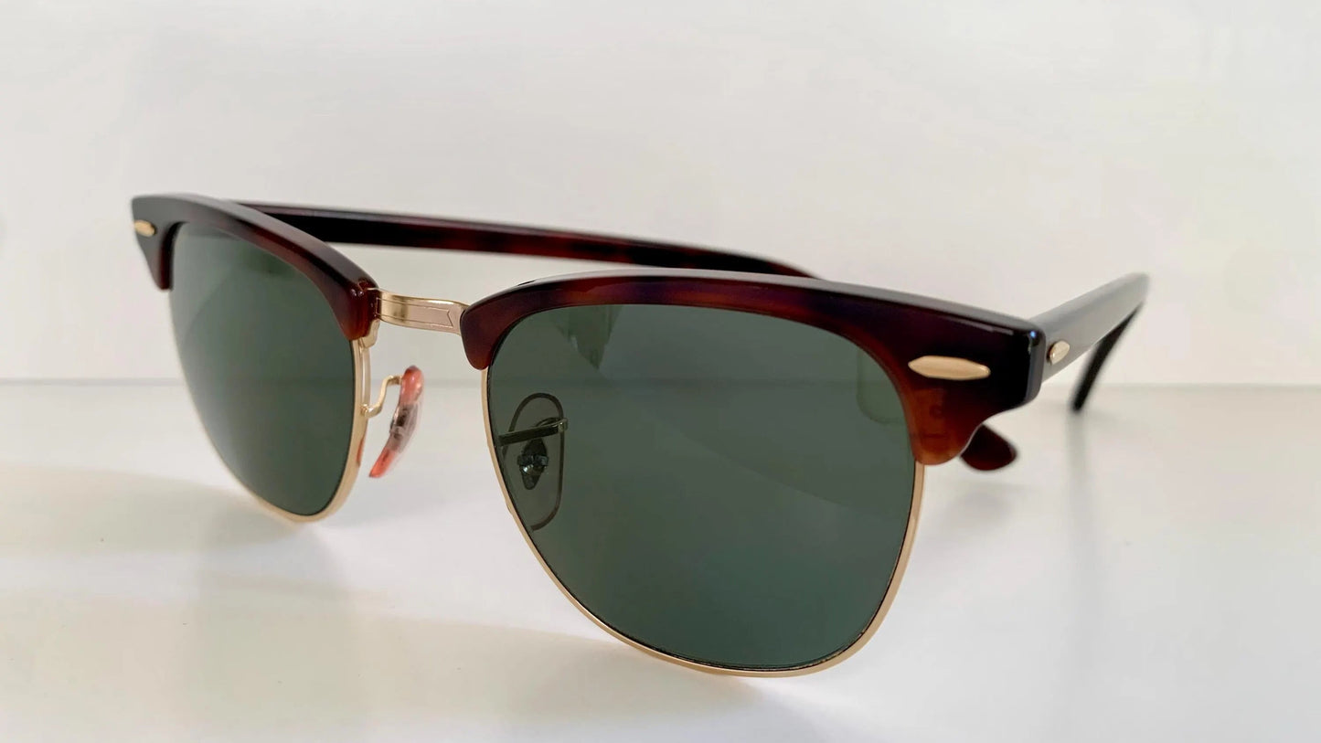 Ray Ban B&L USA vintage sunglasses - W0366 Clubmaster Brown