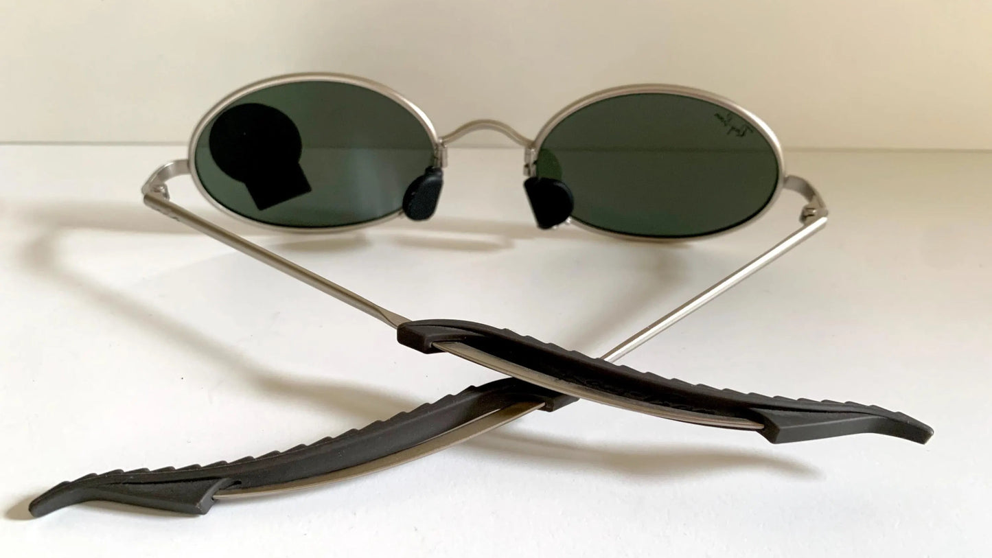 Ray Ban B&L USA NOS vintage sunglasses - W2389 Orbs silver matte frame