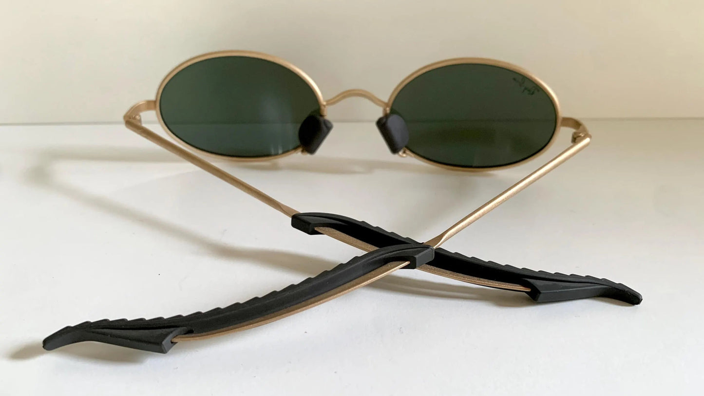 Ray Ban B&L USA NOS vintage sunglasses - W2388 Orbs gold matte frame
