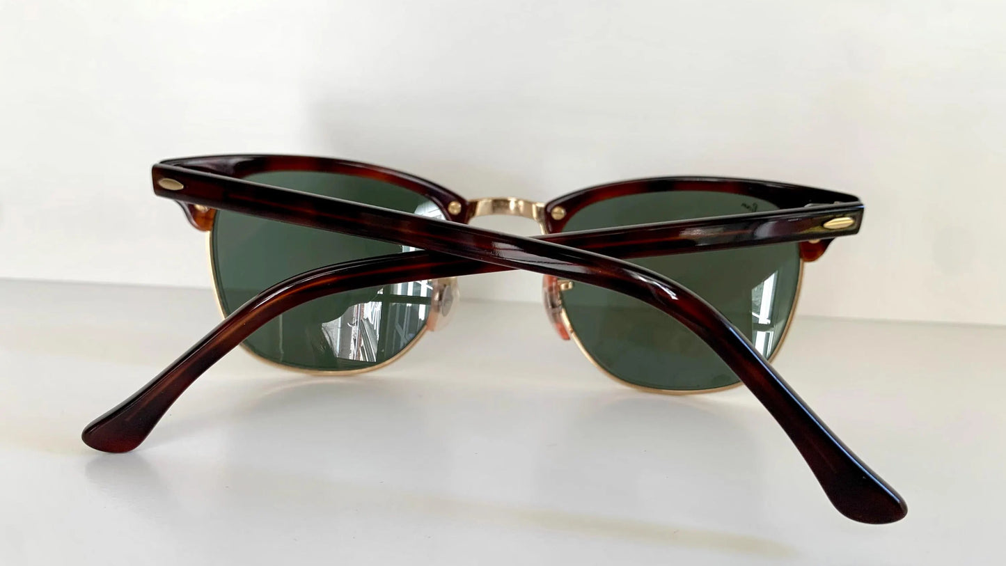 Ray Ban B&L USA vintage sunglasses - W0366 Clubmaster Brown