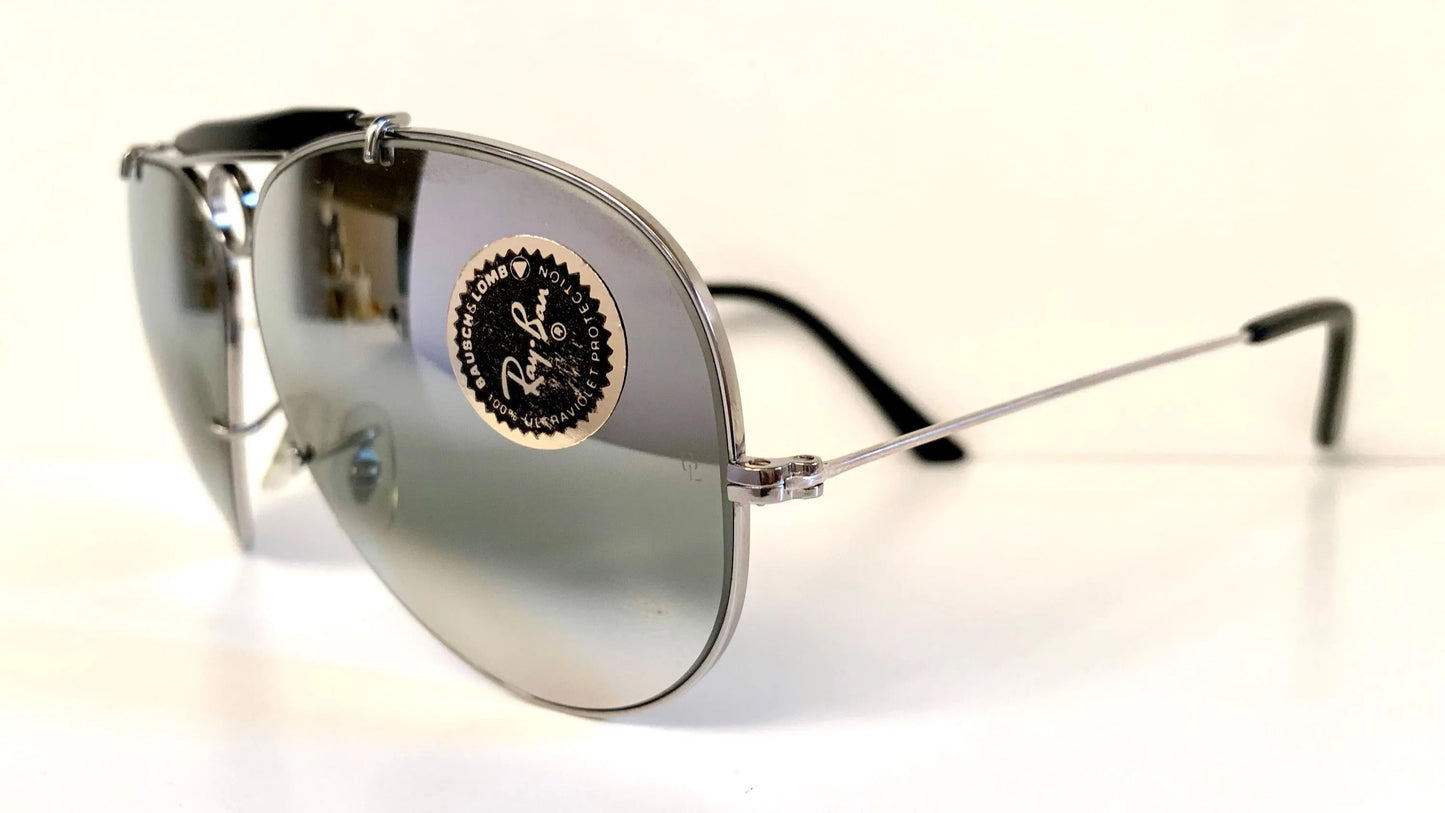 Ray Ban B&L Shooters Aviators 62mm - double gradient mirrored vintage sunglasses