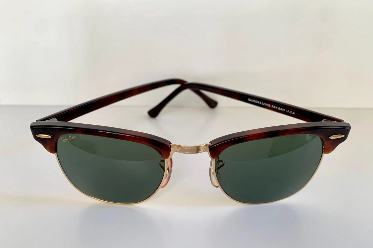 Ray Ban B&L USA vintage sunglasses - W0366 Clubmaster Brown