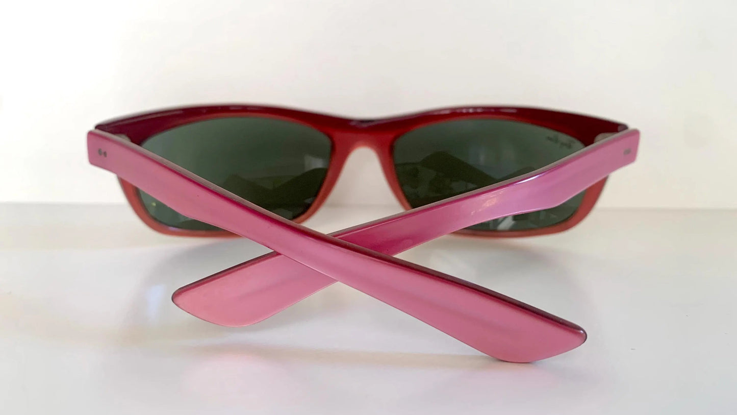 Ray Ban B&L USA vintage sunglasses - Balorama pink and red 80s frames
