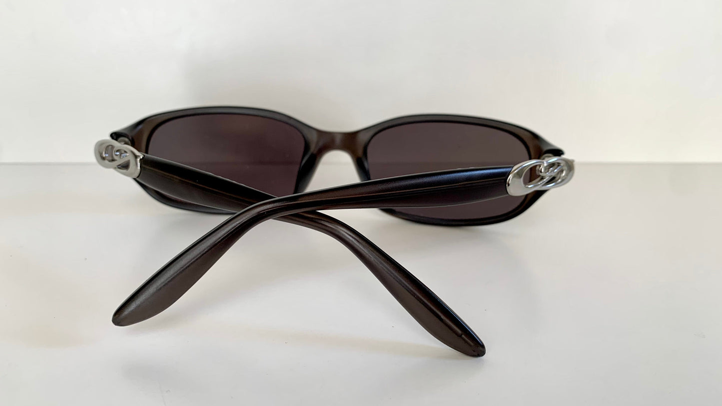 Christian Dior Vintage 90s Sunglasses - Dolce Vita dark grey frames