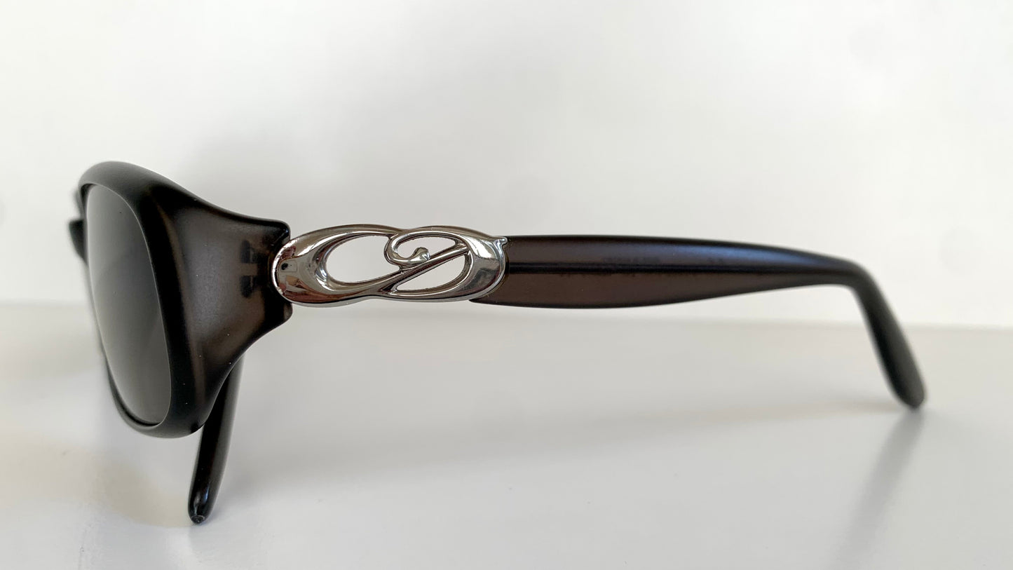 Christian Dior Vintage 90s Sunglasses - Dolce Vita dark grey frames