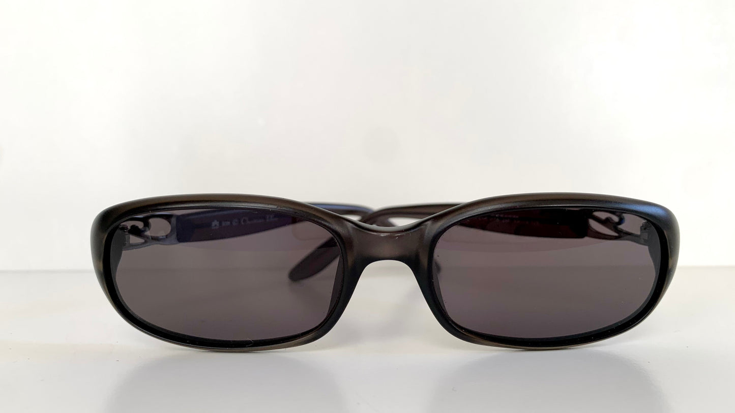 Christian Dior Vintage 90s Sunglasses - Dolce Vita dark grey frames