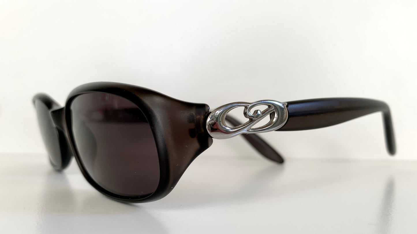 Christian Dior Vintage 90s Sunglasses - Dolce Vita dark grey frames