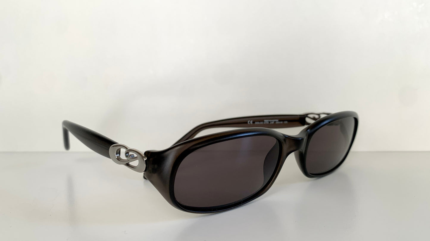 Christian Dior Vintage 90s Sunglasses - Dolce Vita dark grey frames