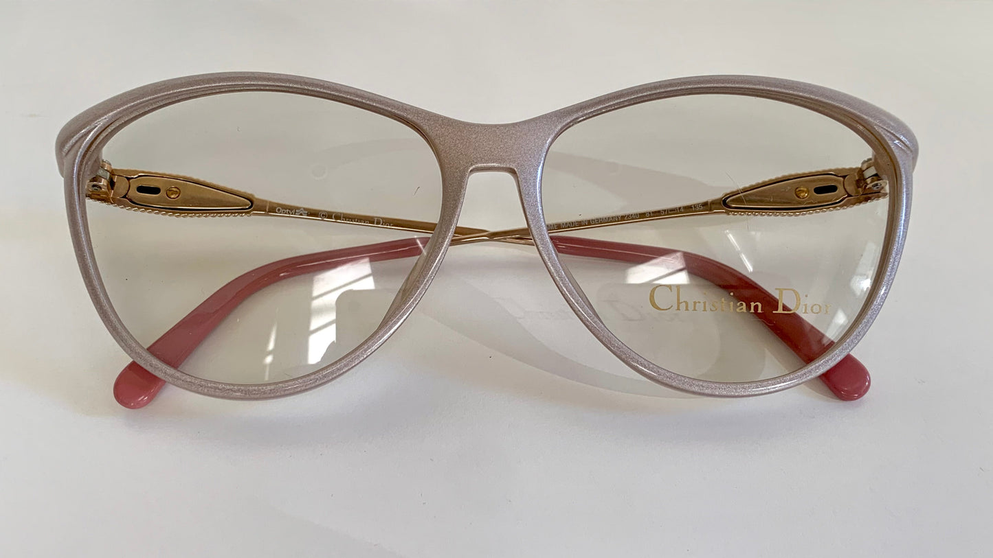 Christian Dior Vintage glasses - 2340 pale pink frames