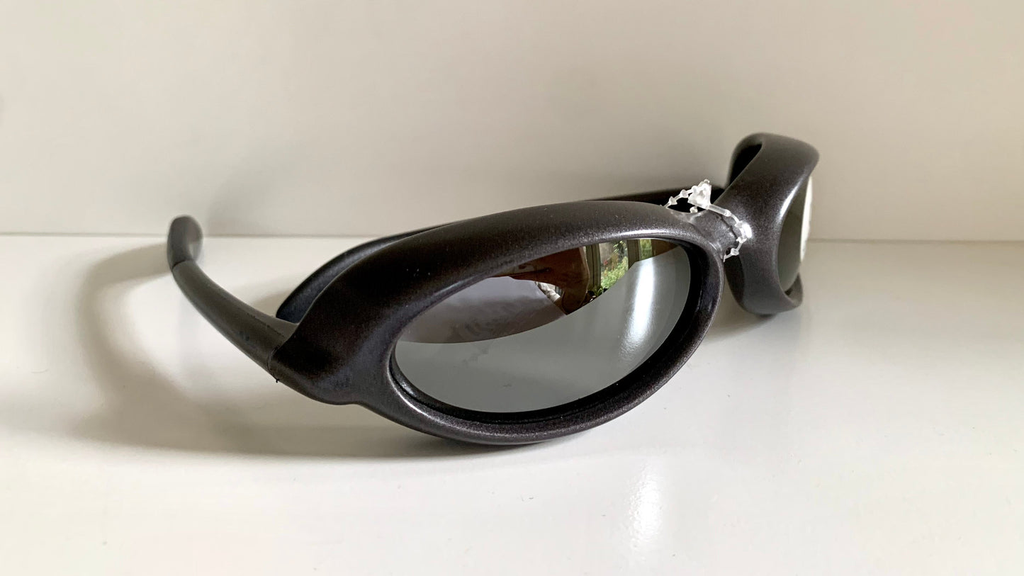Vintage Vuarnet Extreme HERMIDAS 00s sunglasses - wrap mirrored frames made in France (Copy)
