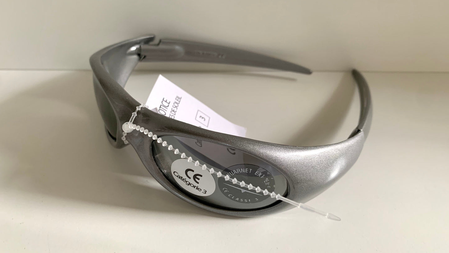 vintage Vuarnet Extreme Maverick's 00s sunglasses - wrap mirrored frames made in France
