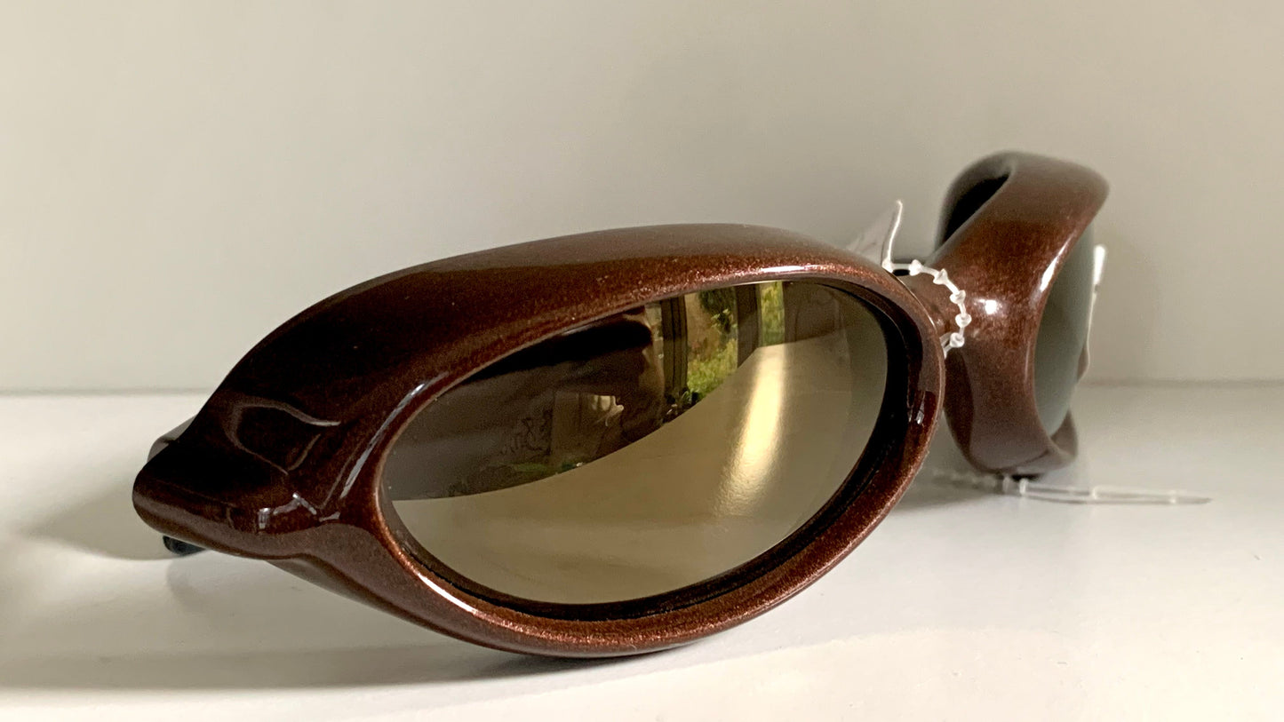 Vintage Vuarnet Extreme HERMIDAS 00s sunglasses - wrap mirrored frames made in France