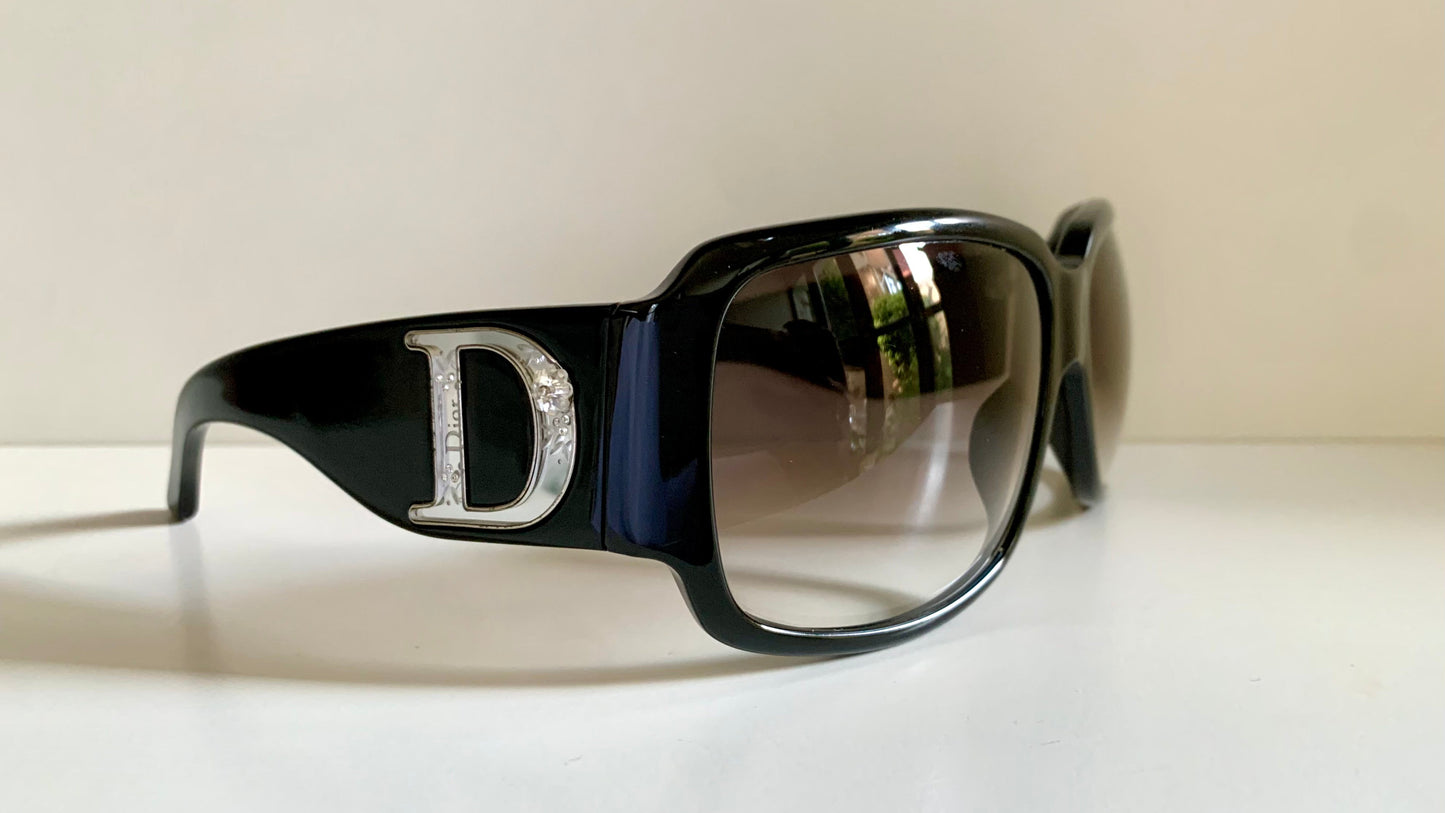 Christian Dior Vintage Sunglasses - Boudoir 1 black strass frame