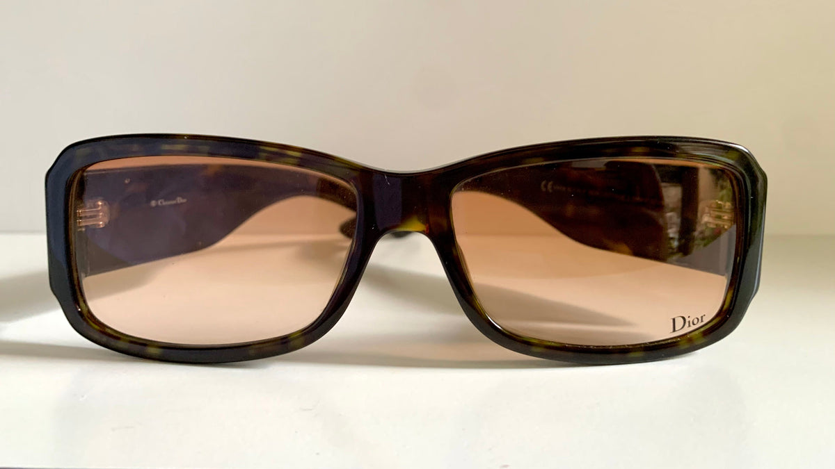Christian Dior vintage sunglasses - Cottage 3 tortoise frame, buckle logo