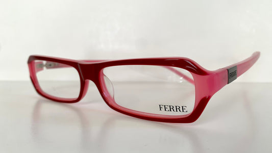 Vintage Gianfranco Ferre 00s frame - pink and red square eyewear