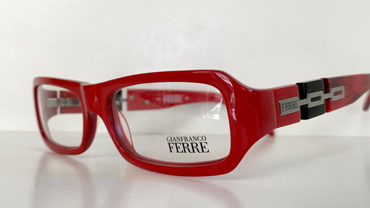 Vintage Gianfranco Ferre 00s frame - red square Y2K