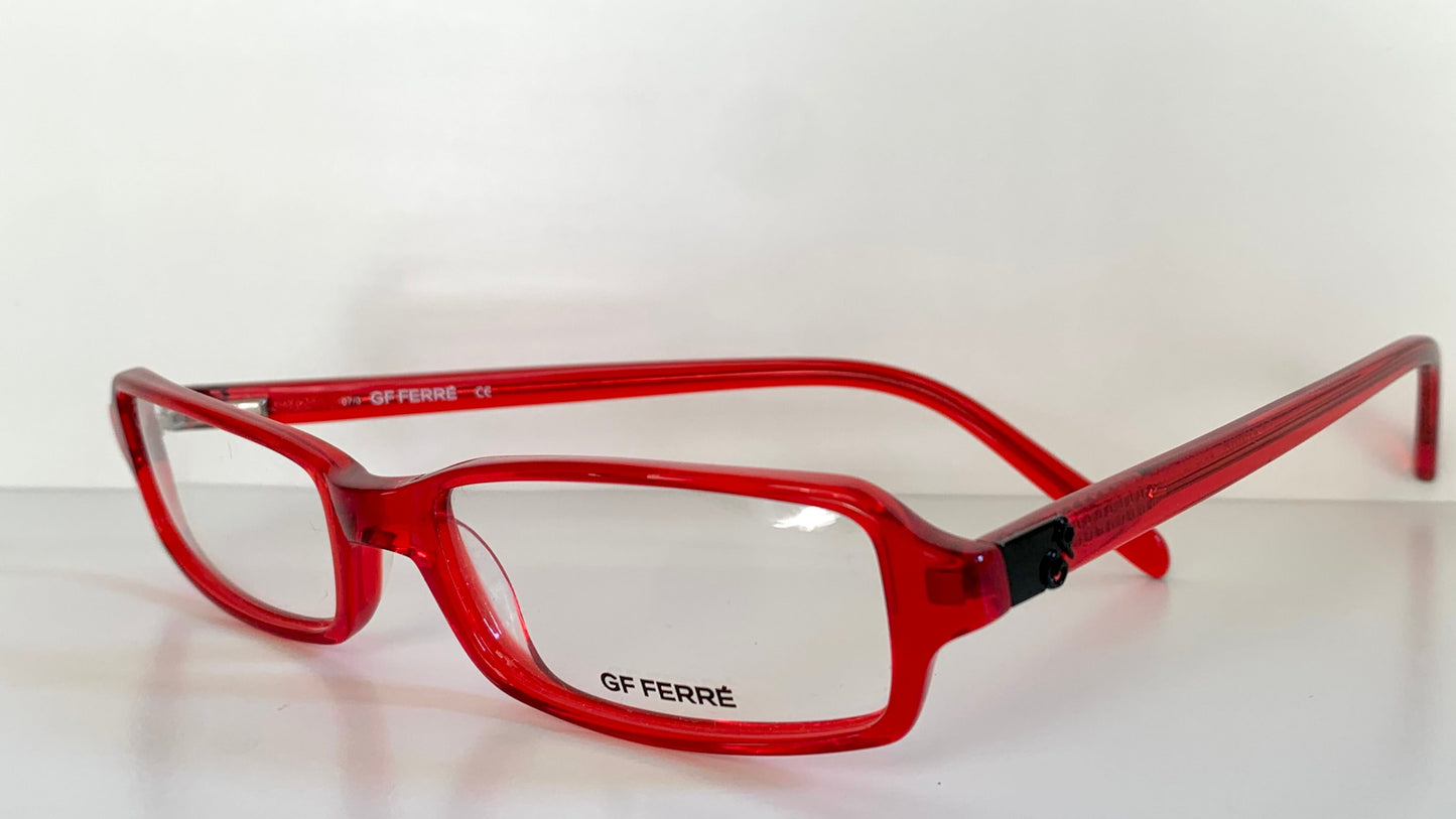 Vintage Gianfranco Ferre 00s frame - red square Y2K eyewear