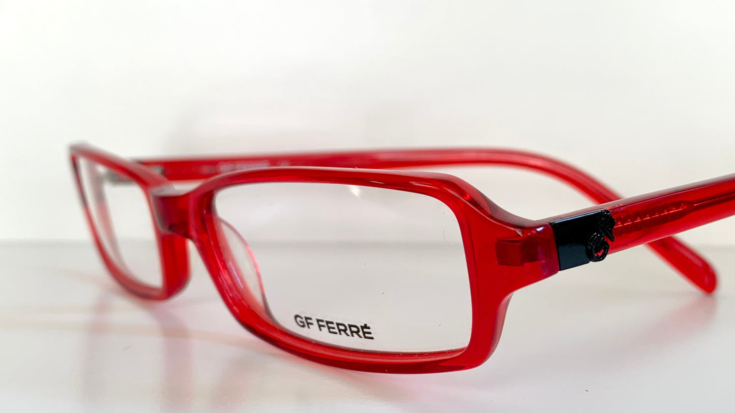 Vintage Gianfranco Ferre 00s frame - red square Y2K eyewear