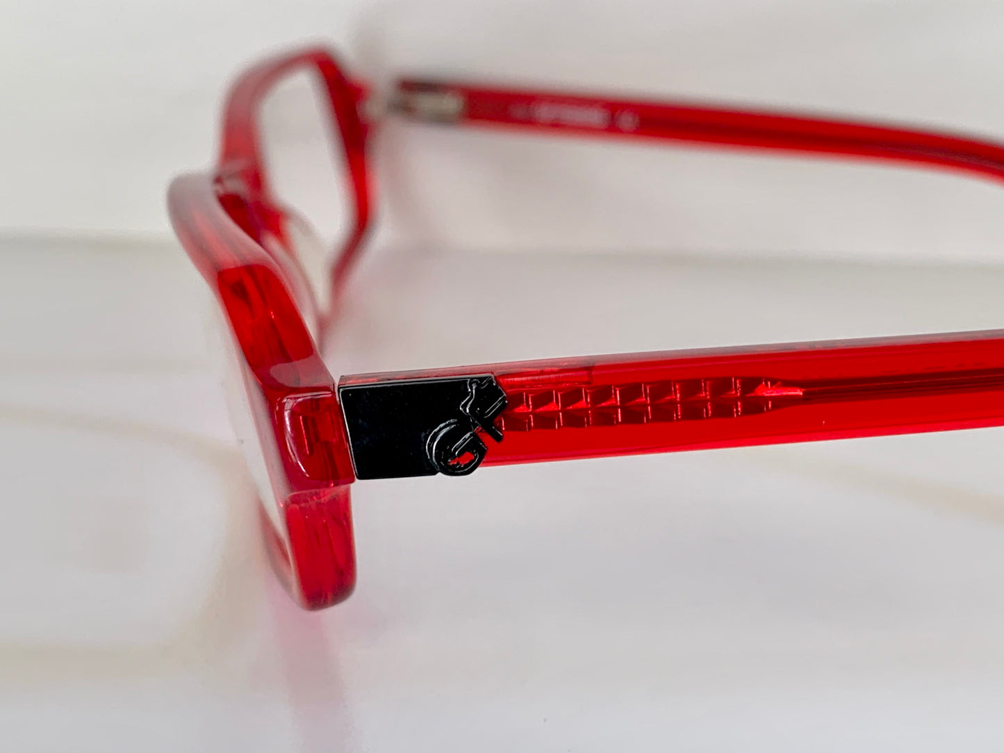 Vintage Gianfranco Ferre 00s frame - red square Y2K eyewear