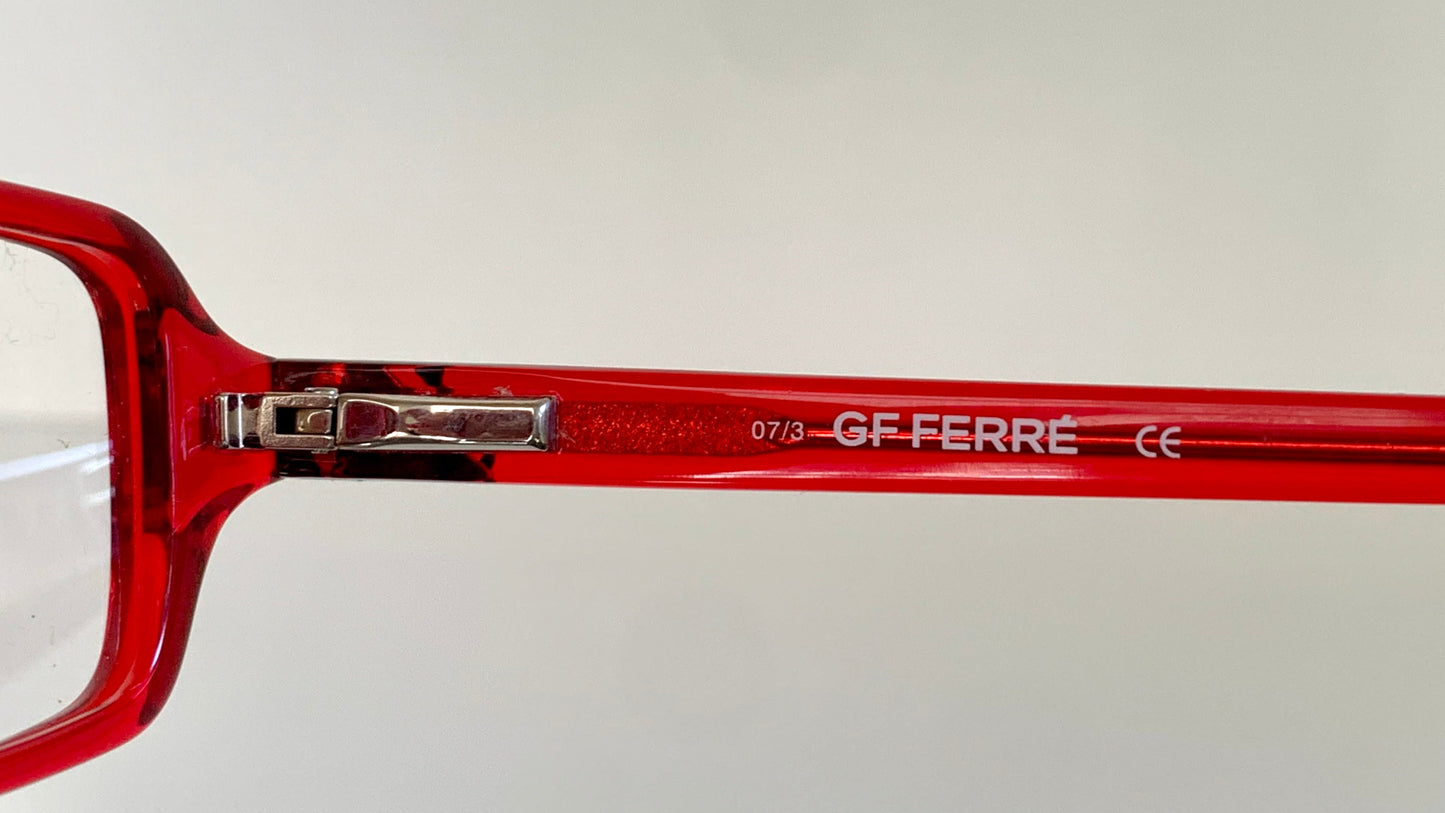 Vintage Gianfranco Ferre 00s frame - red square Y2K eyewear