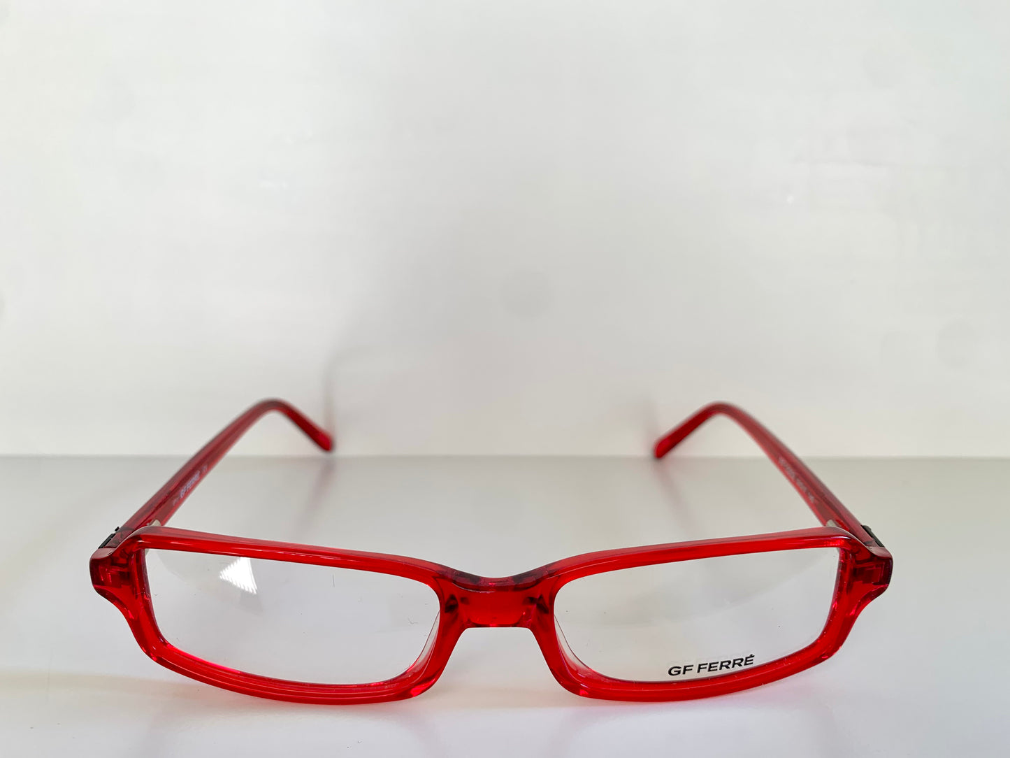 Vintage Gianfranco Ferre 00s frame - red square Y2K eyewear