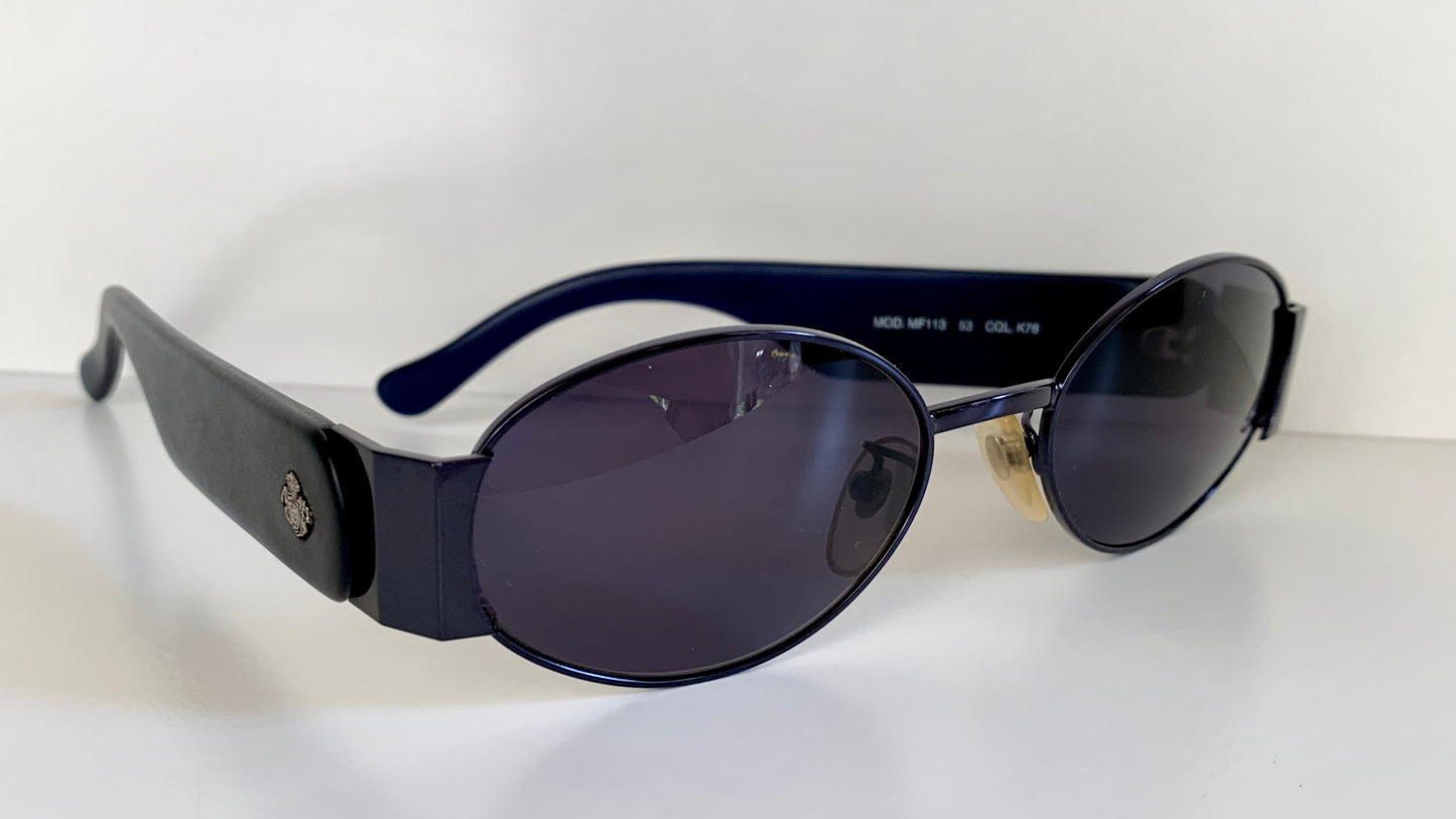 Von Furstenberg 90s vintage sunglasses - MF113 blue frames
