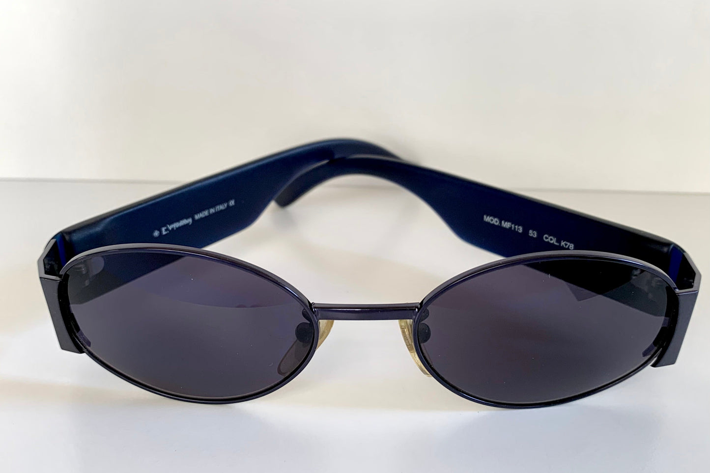 Von Furstenberg 90s vintage sunglasses - MF113 blue frames