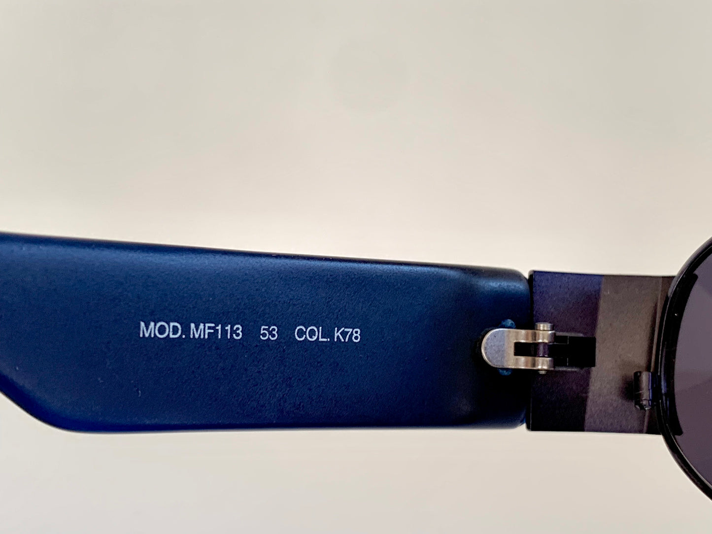 Von Furstenberg 90s vintage sunglasses - MF113 blue frames