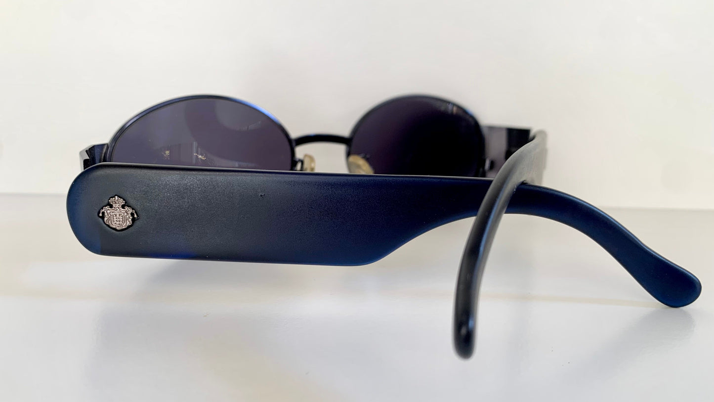 Von Furstenberg 90s vintage sunglasses - MF113 blue frames