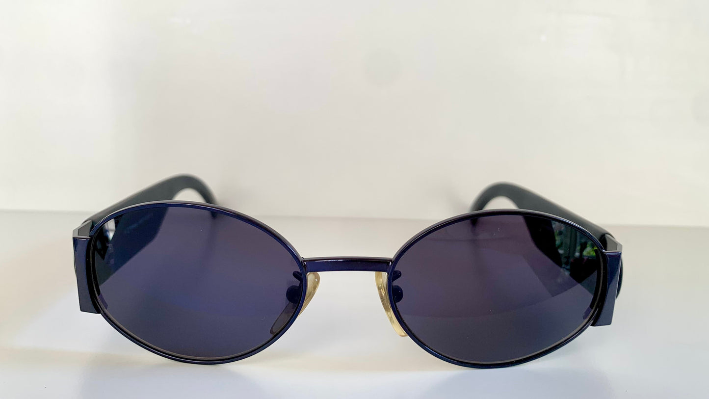 Von Furstenberg 90s vintage sunglasses - MF113 blue frames
