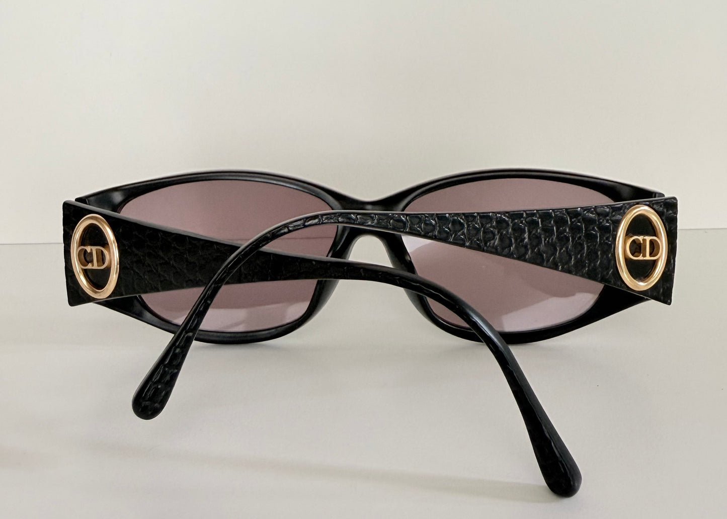 Christian Dior Vintage Sunglasses - 2853 black textured frames