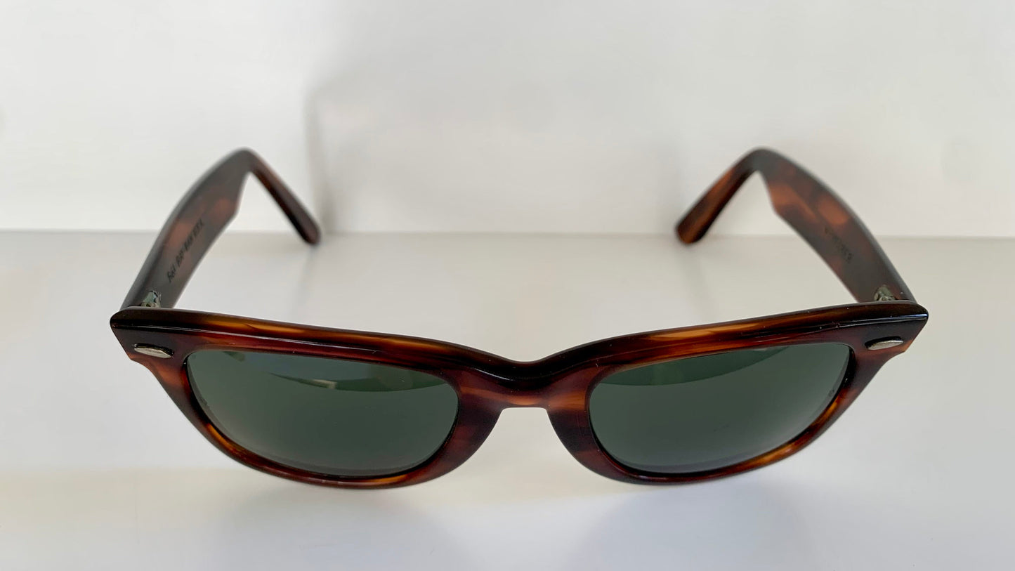 Ray Ban B&L USA vintage sunglasses - Wayfarer I Brown