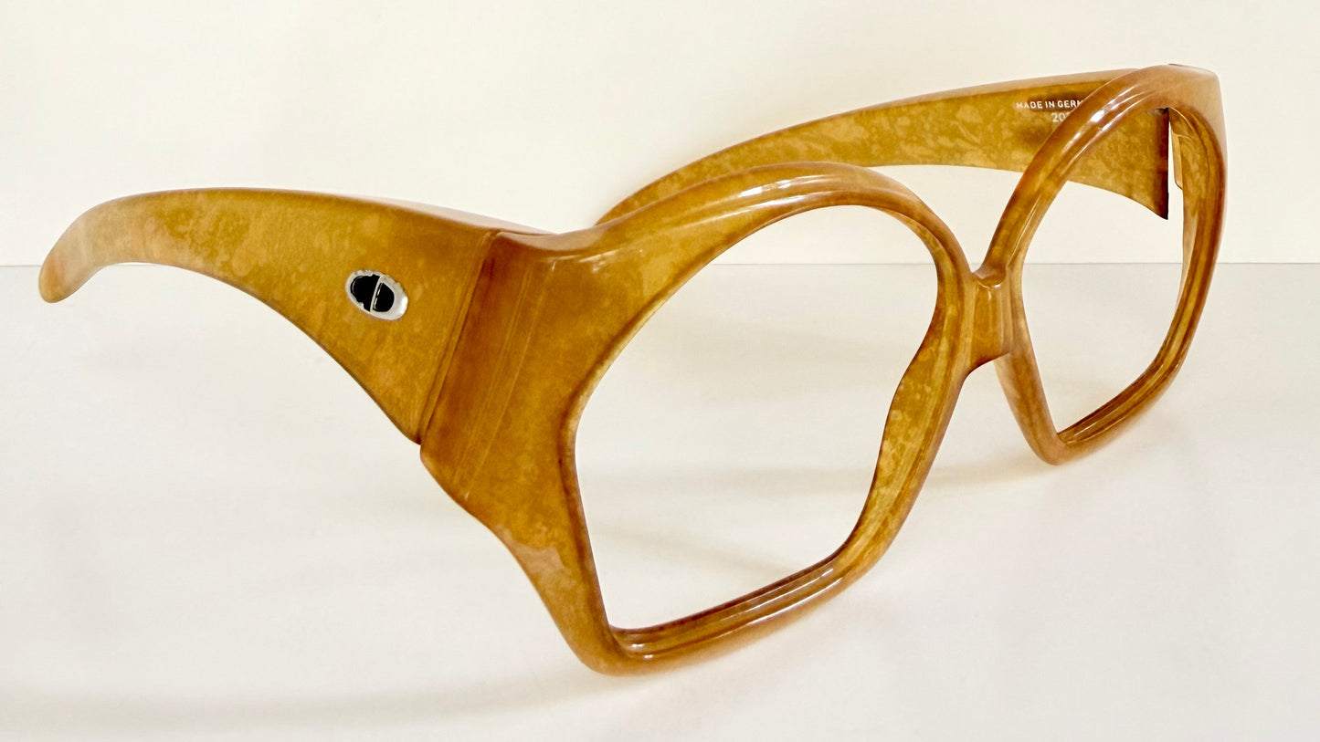 Christian Dior 70s vintage glasses - XL brown frames