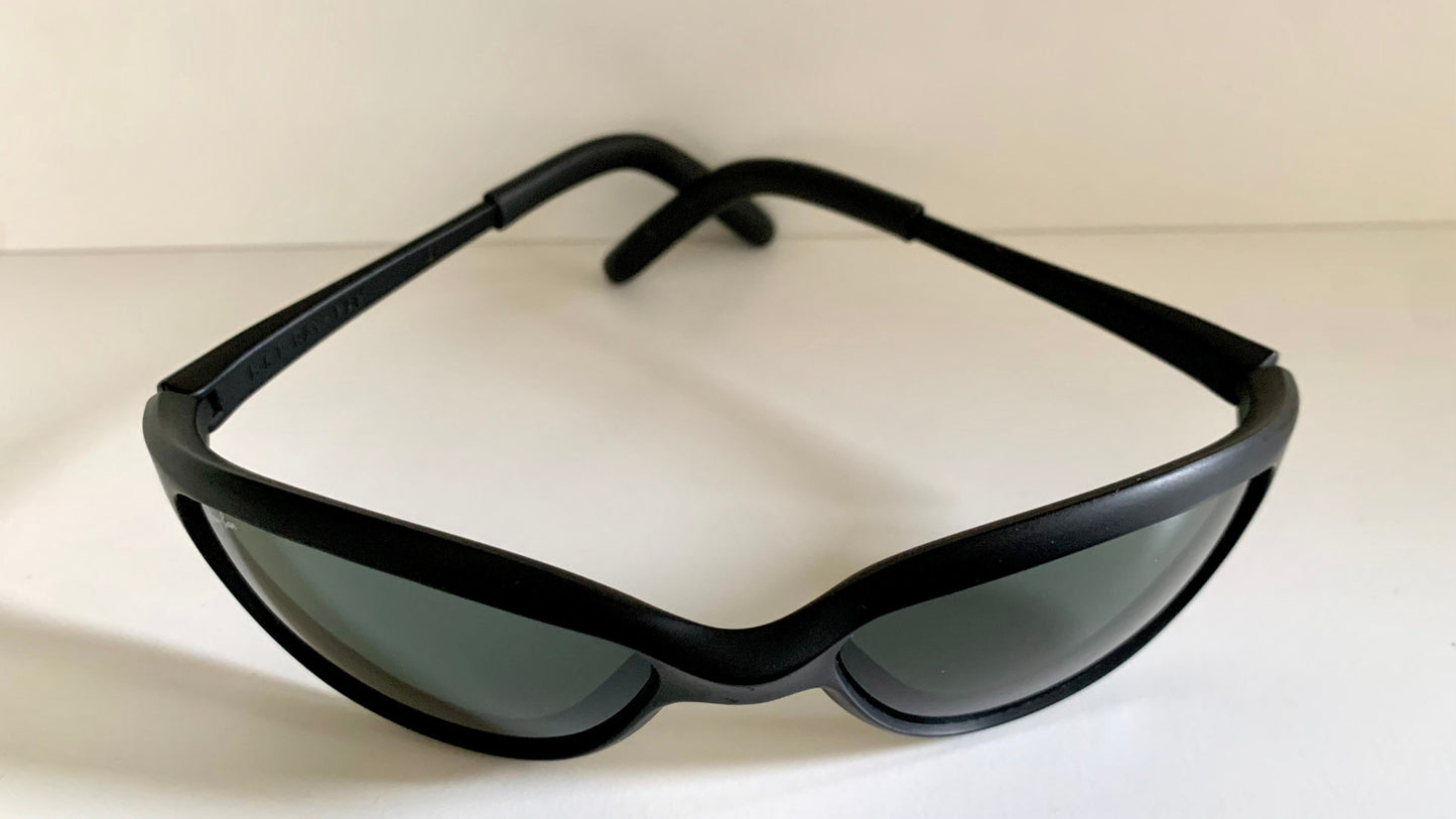 Ray Ban B&L USA 90s vintage sunglasses - W2967 Predator Sports matte black