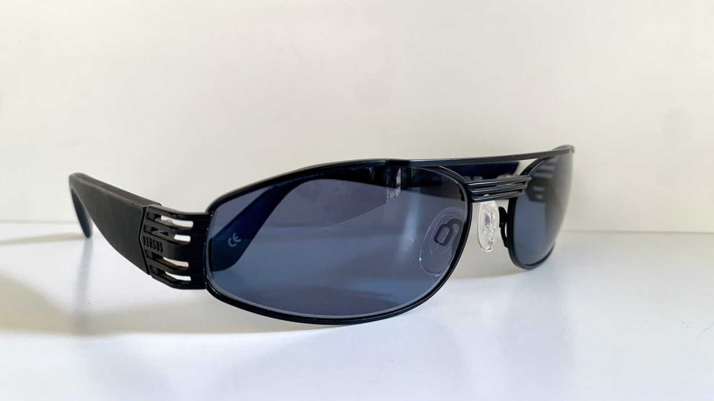 Versus by Gianni Versace vintage 90s sunglasses - black and blue frame