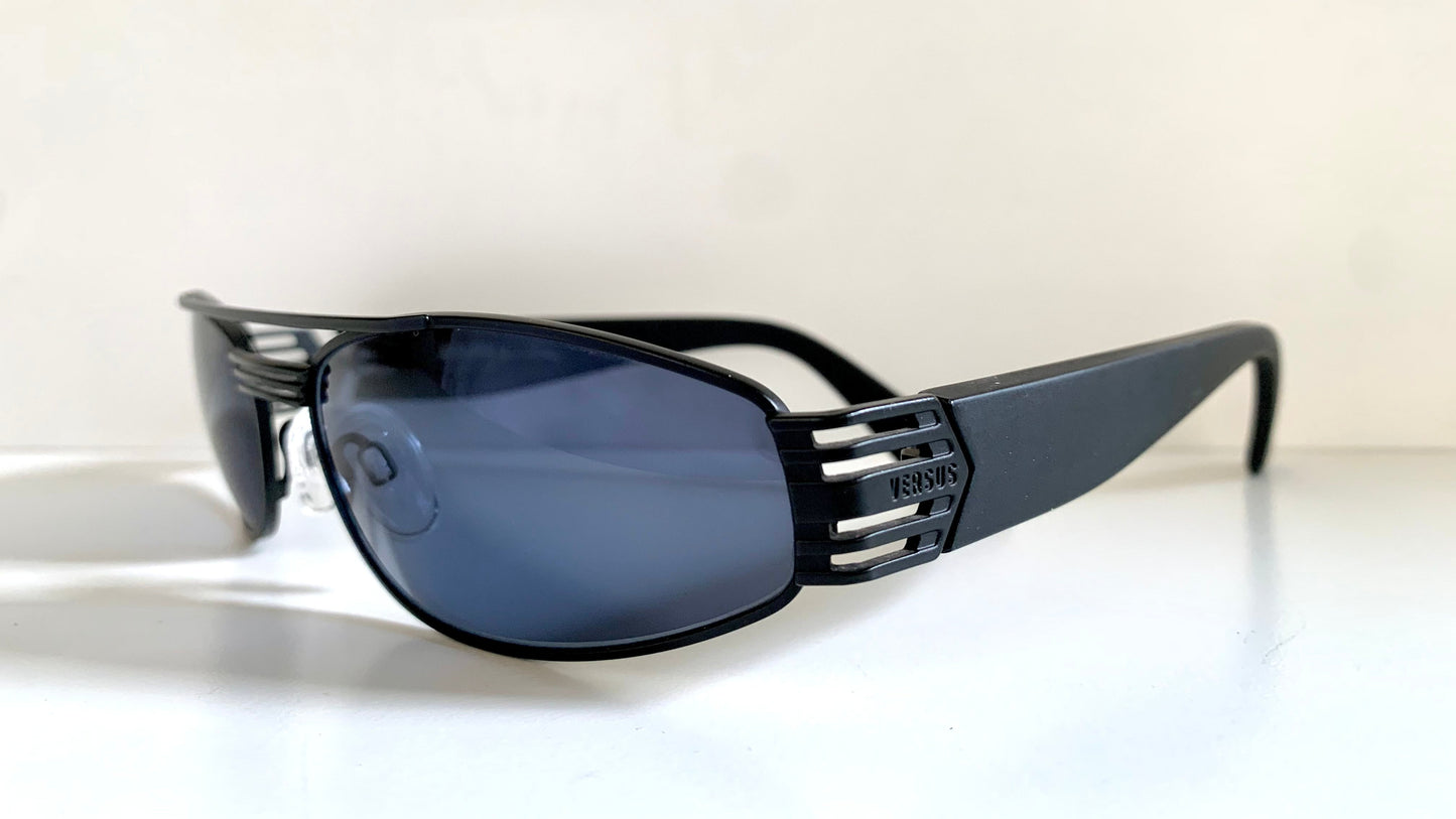 Versus by Gianni Versace vintage 90s sunglasses - black and blue frame