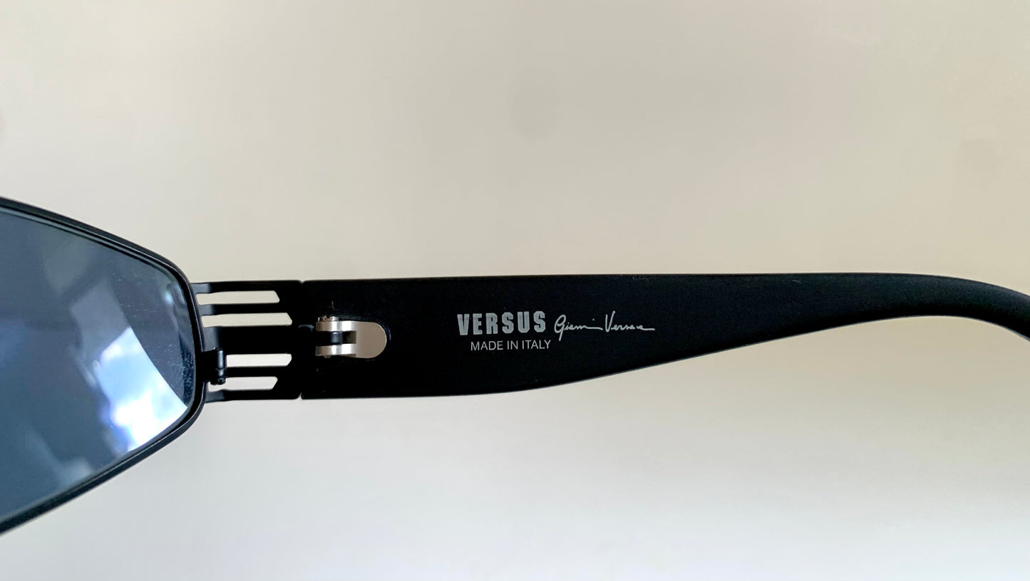 Versus by Gianni Versace vintage 90s sunglasses - black and blue frame