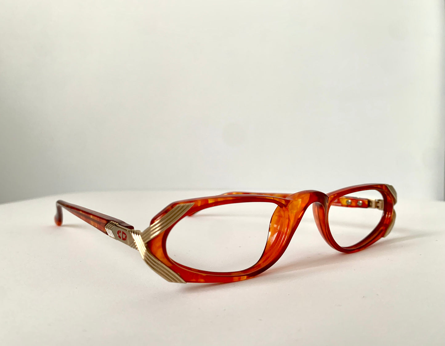 Christian Dior 80s vintage glasses - 2595 red reading frames