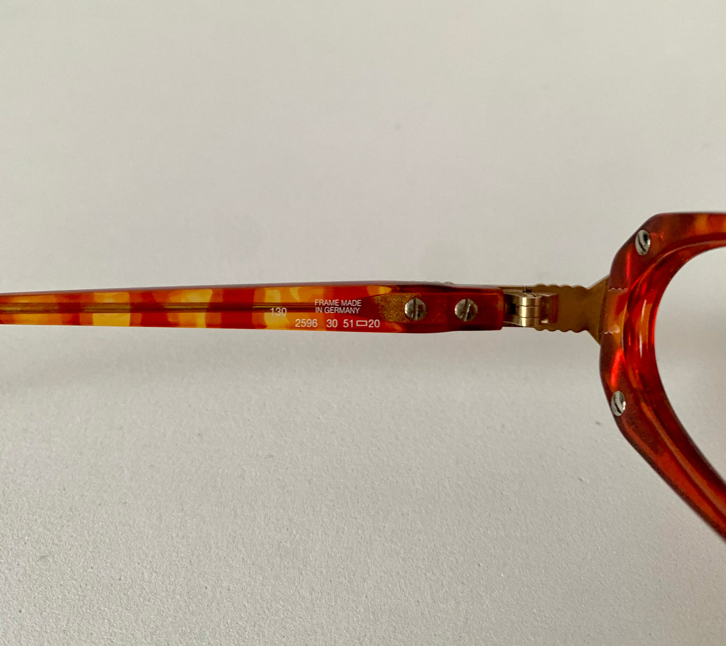 Christian Dior 80s vintage glasses - 2595 red reading frames