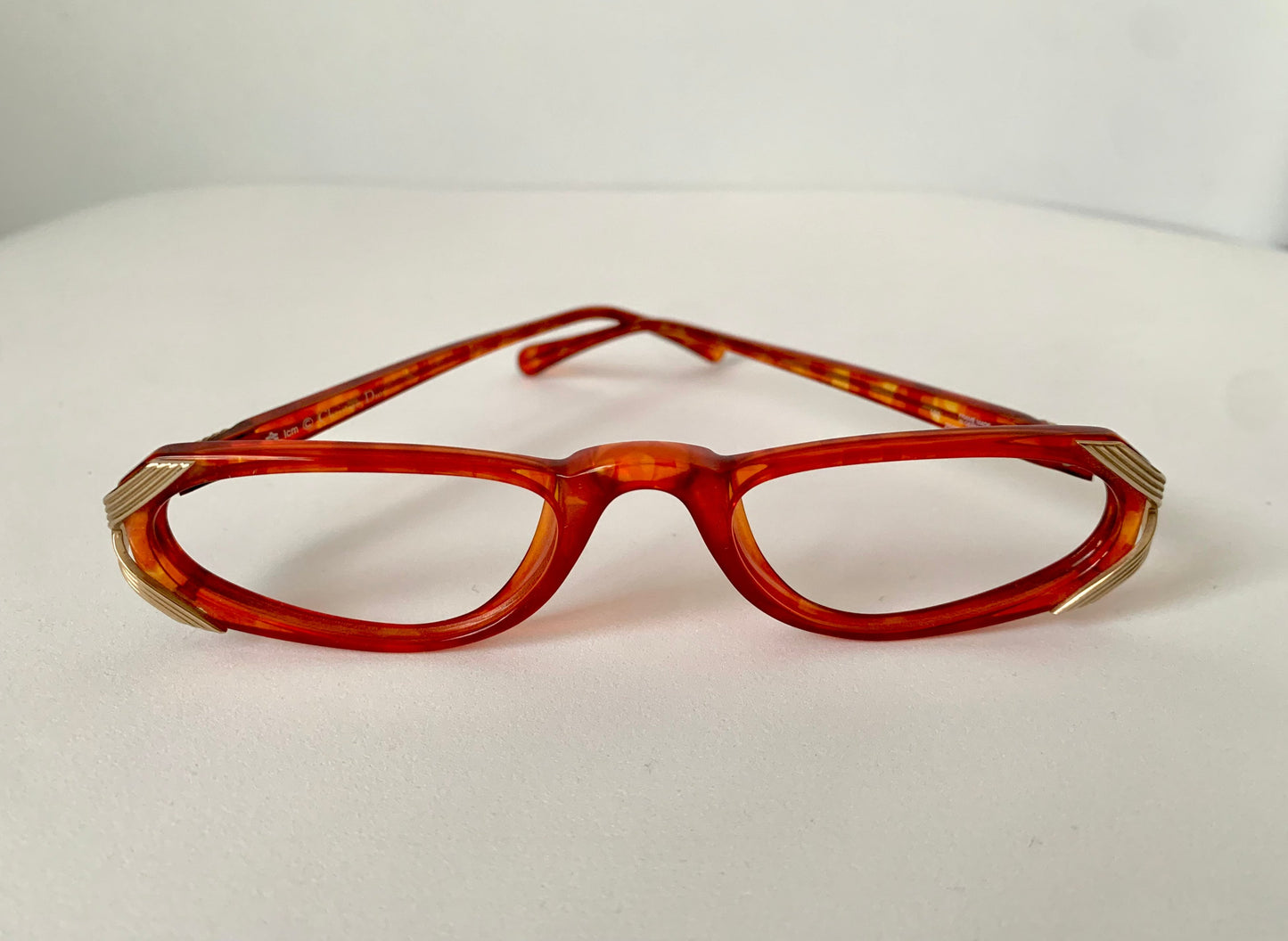 Christian Dior 80s vintage glasses - 2595 red reading frames