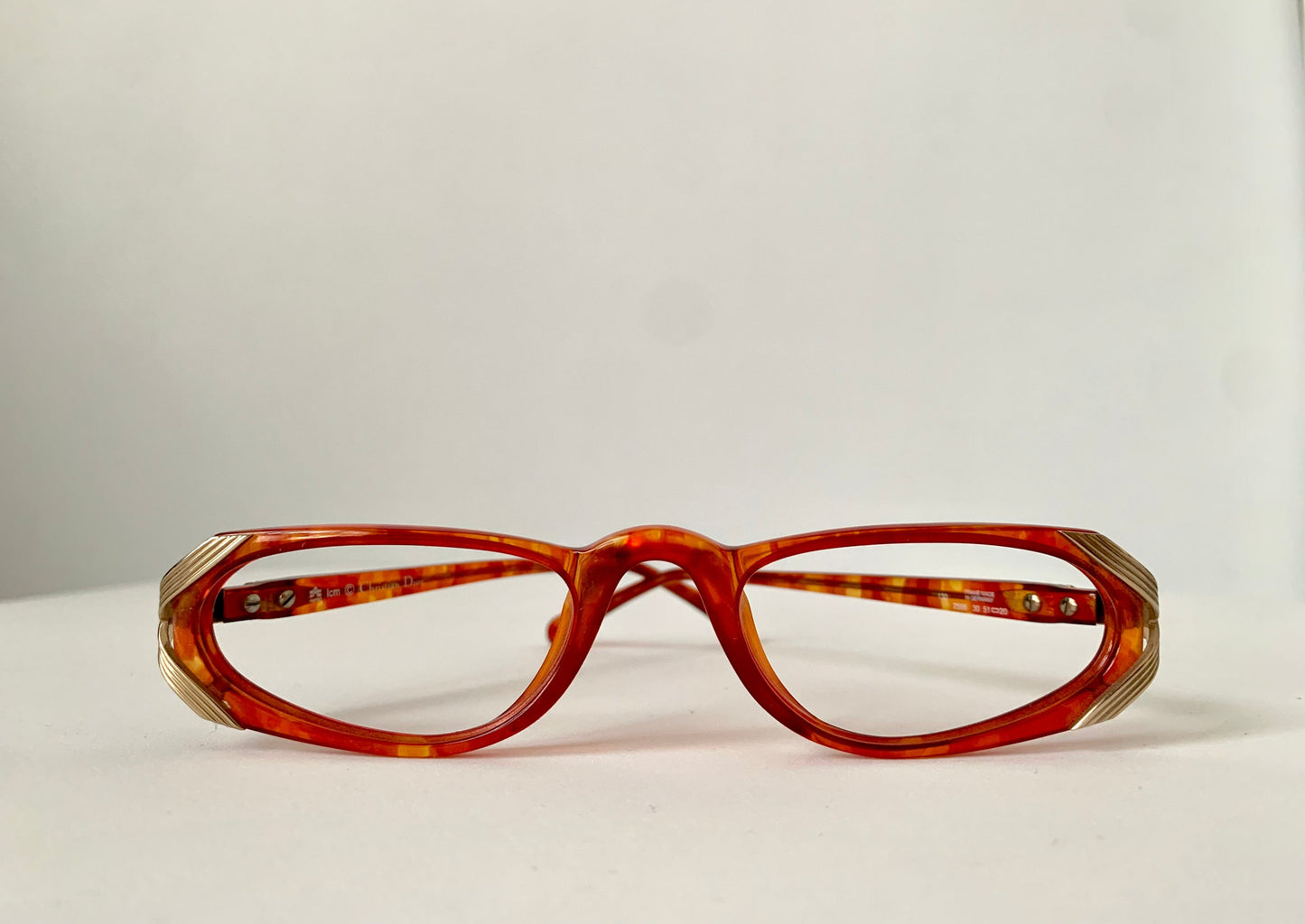 Christian Dior 80s vintage glasses - 2595 red reading frames