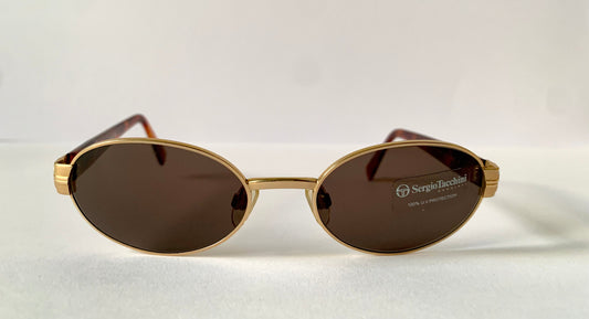 Sergio Tacchini 90s vintage sunglasses - 1058S Made in Italy oval frames