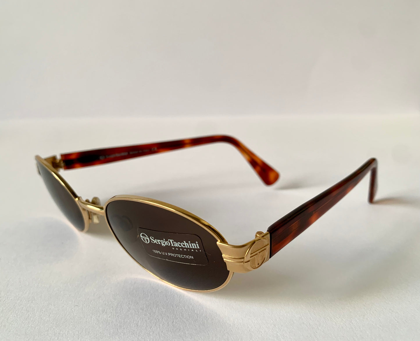 Sergio Tacchini 90s vintage sunglasses - 1058S Made in Italy oval frames