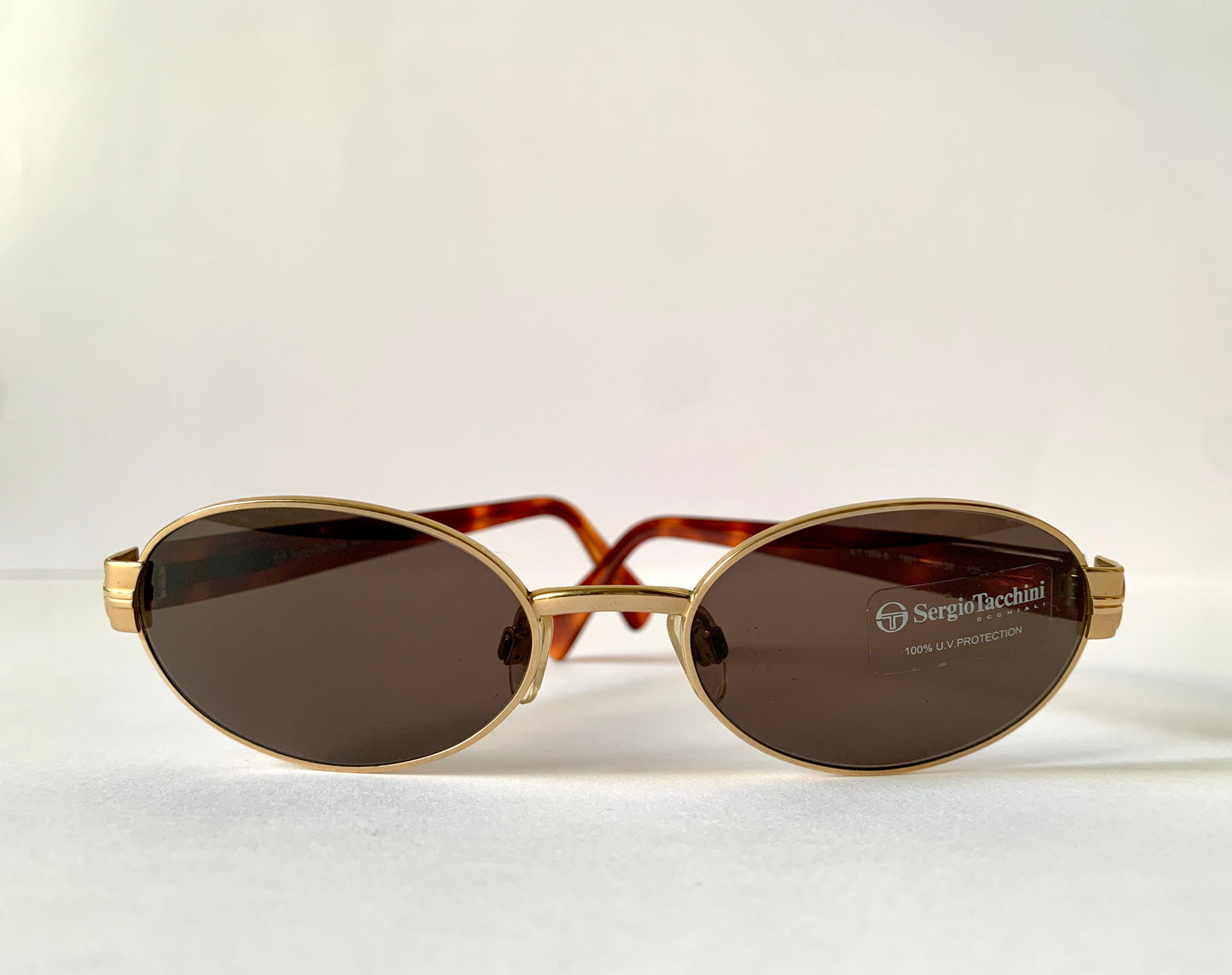 Sergio Tacchini 90s vintage sunglasses - 1058S Made in Italy oval frames