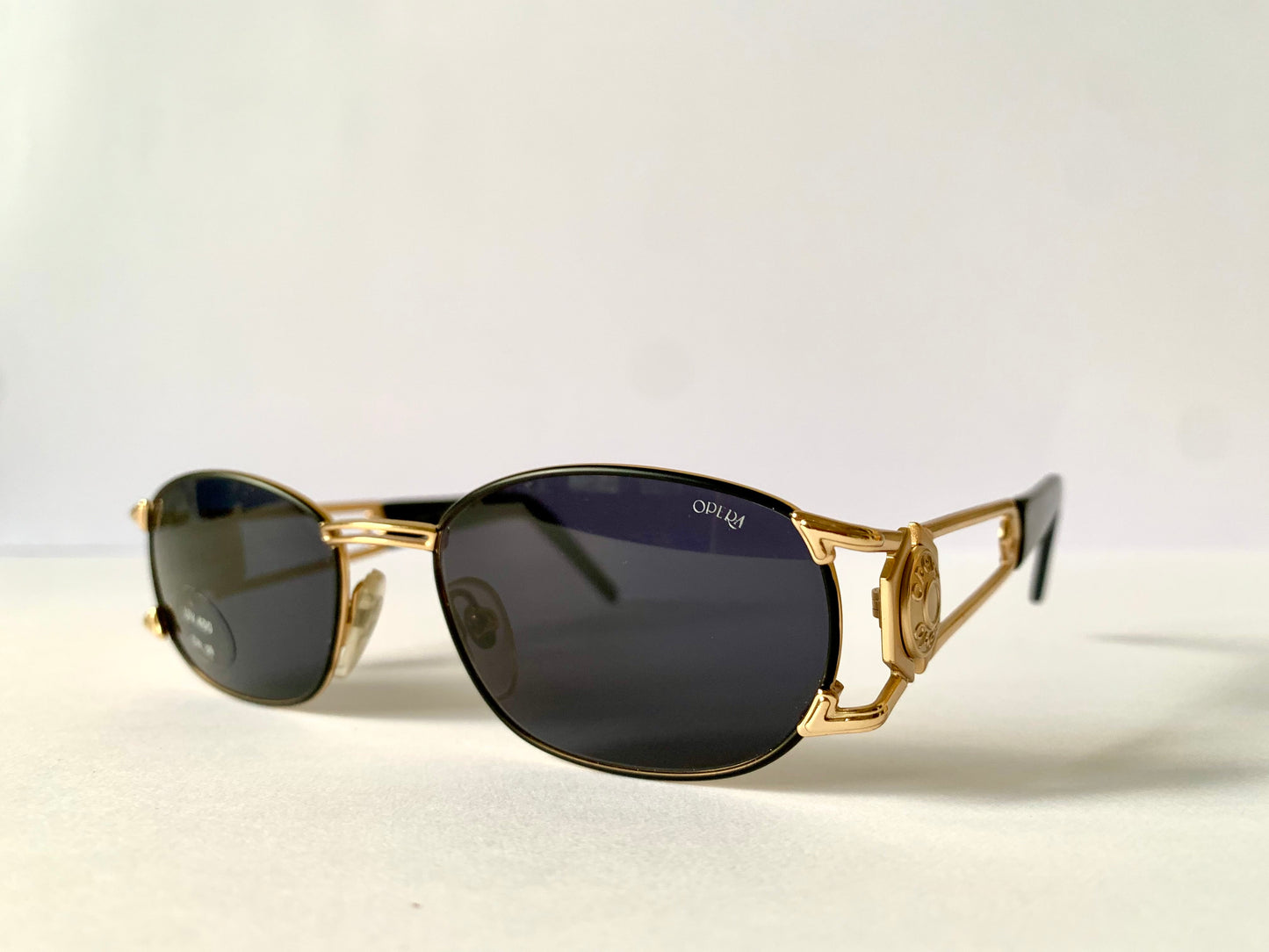 Opera 90s vintage sunglasses - metal golden frames